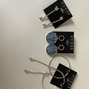 3 new Guess Women earrings